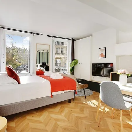 Apartment Accueillant Pour 2 Personnes - Bastille Paris